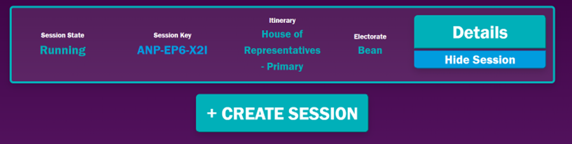 Session dashboard (within app)